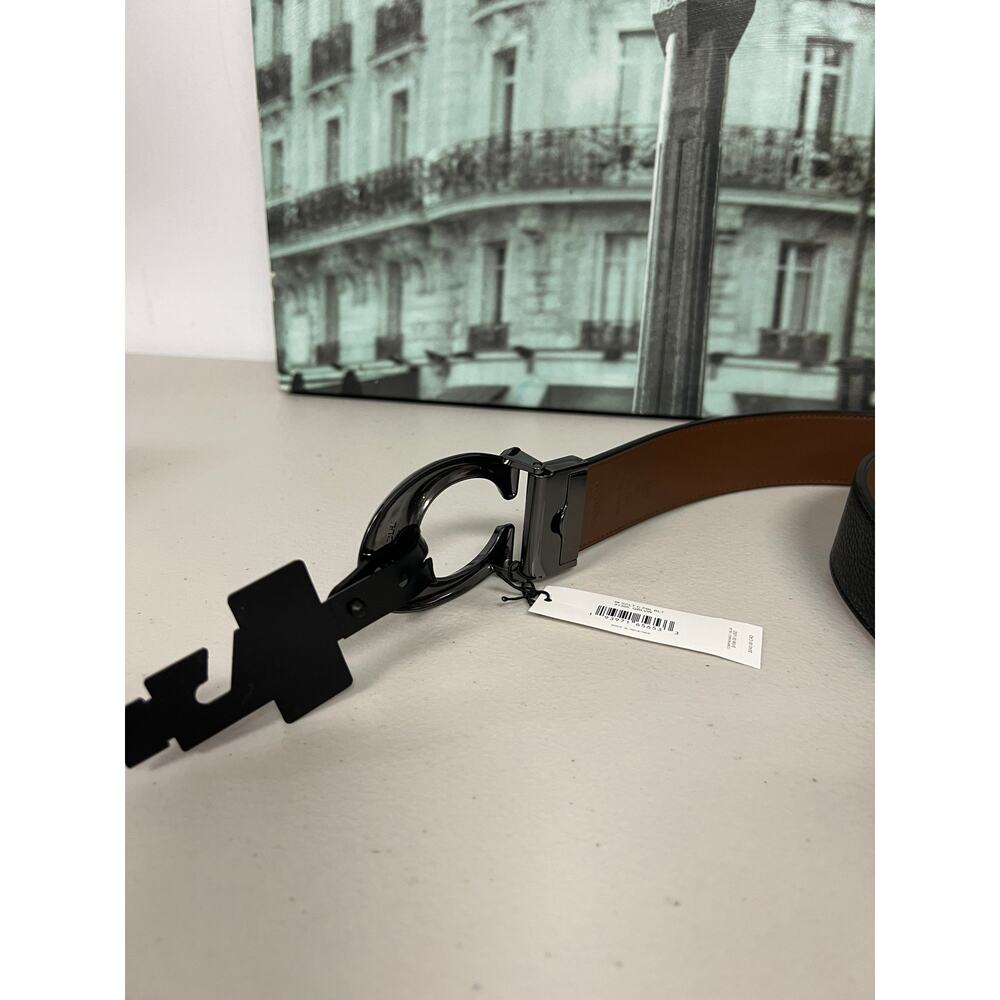 Coach 91305 Plaque Cut-To-Size Reversible Belt 38mm - Picture 6 of 7